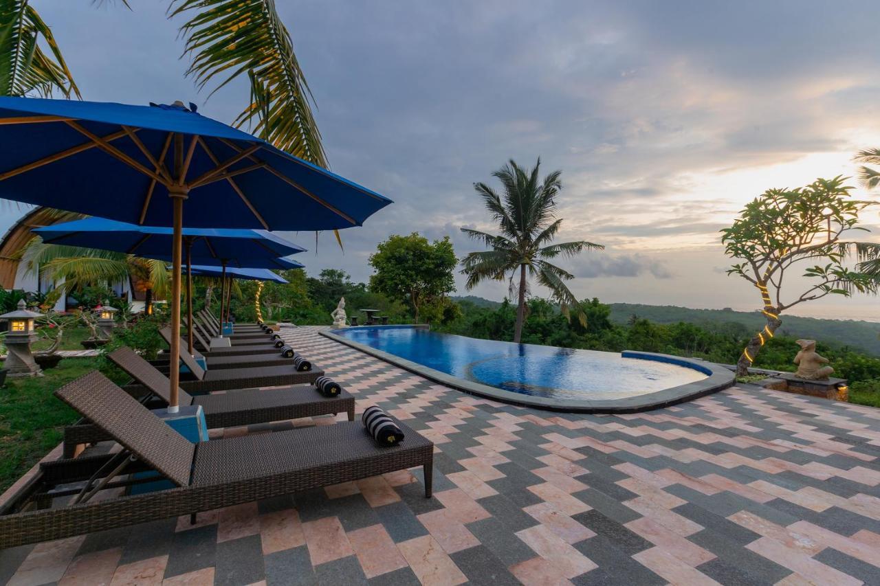 Penida Sunset Ocean View Bungalows Sakti Bagian luar foto